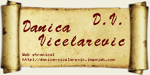 Danica Vicelarević vizit kartica